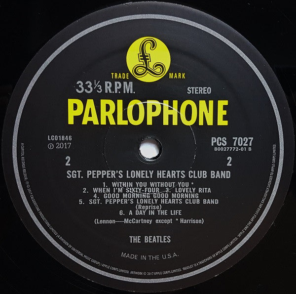 Beatles, The : Sgt. Pepper's Lonely Hearts Club Band (LP,Album,Reissue,Remastered,Stereo)