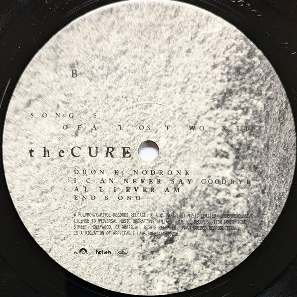 Cure, The : Songs Of A Lost World (LP,Album,Bioplastic)