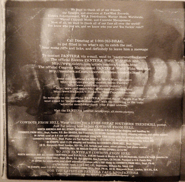 Pantera : The Great Southern Trendkill (Album)