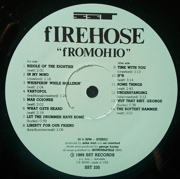fIREHOSE : fROMOHIO (LP,Album,Stereo)