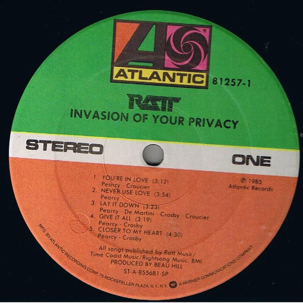 Ratt : Invasion Of Your Privacy (LP,Album)