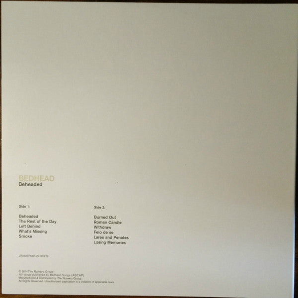 Bedhead : Beheaded (LP,Album,Reissue)