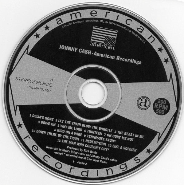 Johnny Cash : American Recordings (Album)