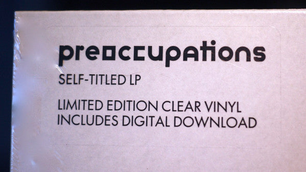 Preoccupations : Preoccupations (LP,Album,Limited Edition)
