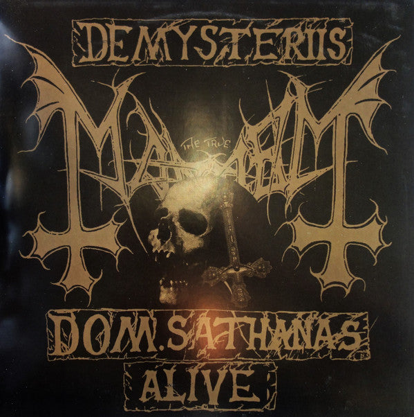 Mayhem : De Mysteriis Dom Sathanas Alive (LP,45 RPM,Album,Limited Edition,Repress,Stereo)