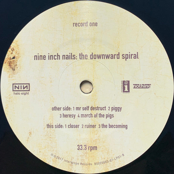 Nine Inch Nails : The Downward Spiral (LP,Album,Reissue,Remastered,Stereo)