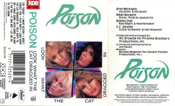 Poison (3) : Look What The Cat Dragged In (Album)