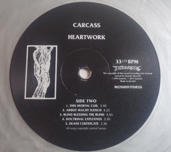 Carcass : Heartwork  (LP,Album,Reissue,Remastered)