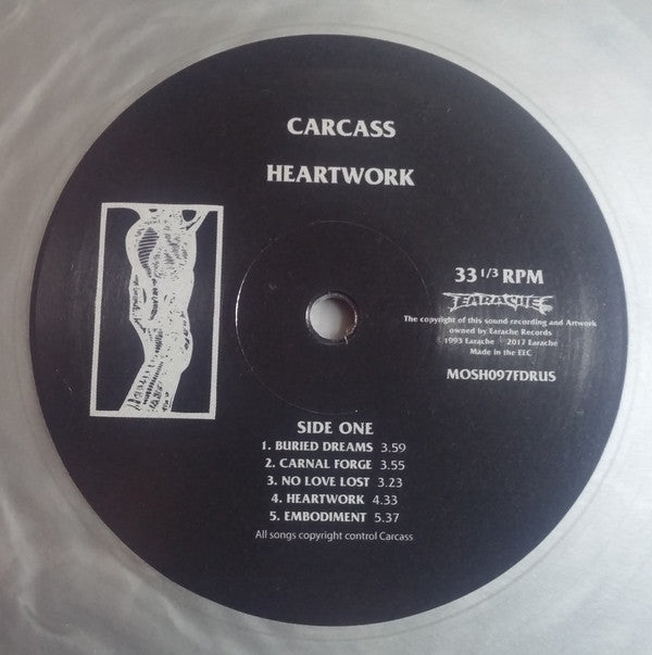 Carcass : Heartwork  (LP,Album,Reissue,Remastered)