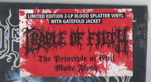 Cradle Of Filth : The Principle Of Evil Made Flesh (LP,Album,Limited Edition,Reissue)