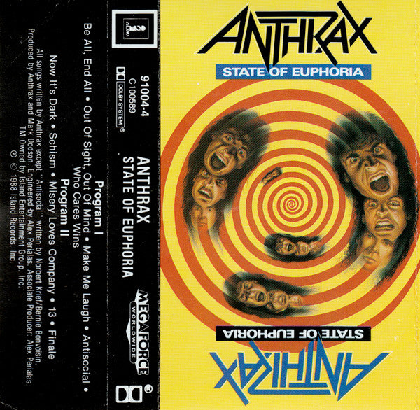 Anthrax : State Of Euphoria (Album,Club Edition)