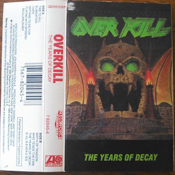 Overkill : The Years Of Decay (Album)