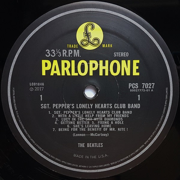 Beatles, The : Sgt. Pepper's Lonely Hearts Club Band (LP,Album,Reissue,Remastered,Stereo)