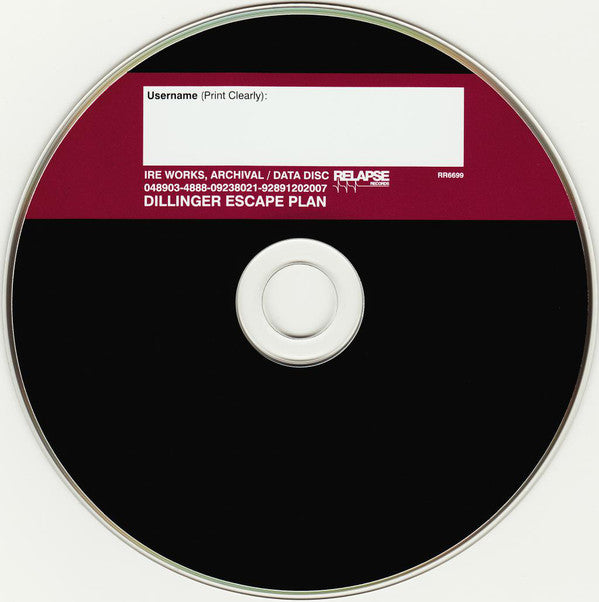 Dillinger Escape Plan, The : Ire Works (Album)