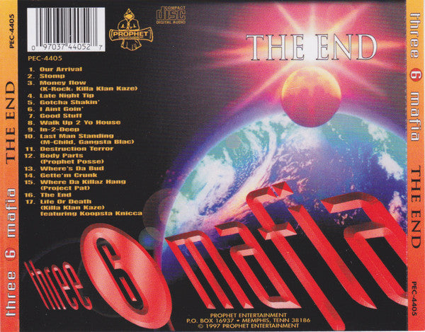 Three 6 Mafia : The End (Album,Reissue)