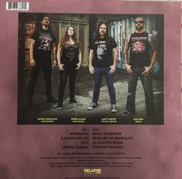 Gruesome (5) : Twisted Prayers (LP,Album,Limited Edition)