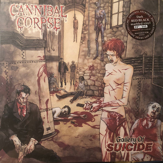 Cannibal Corpse : Gallery Of Suicide (LP,Album,Limited Edition,Numbered,Reissue,Remastered)