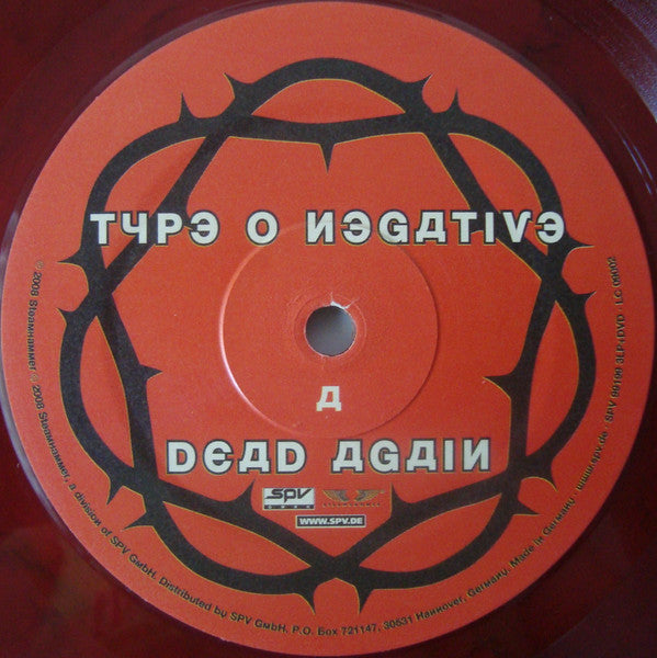 Type O Negative : Dead Again (LP,Album)