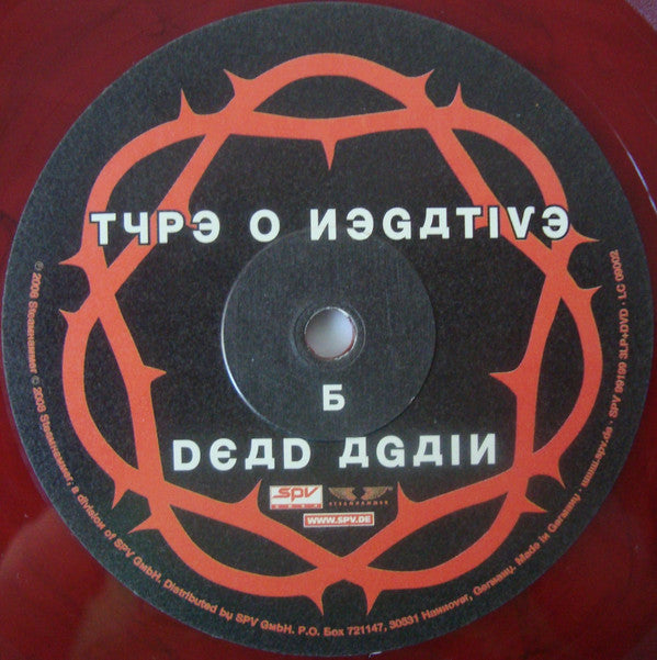 Type O Negative : Dead Again (LP,Album)