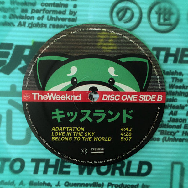 Weeknd, The : Kiss Land (LP,Album,Limited Edition,Reissue)