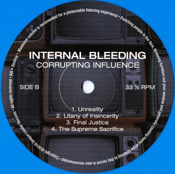 Internal Bleeding : Corrupting Influence (LP,Album)