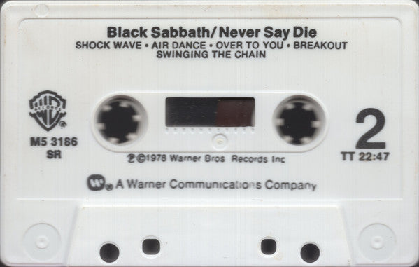 Black Sabbath : Never Say Die (Album,Reissue)