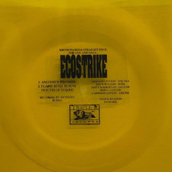 Ecostrike : Another Promise (7",45 RPM,Single Sided,Single,Misprint)