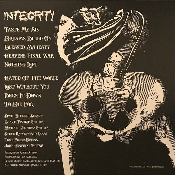 Integrity (2) : To Die For (LP,45 RPM,Reissue)