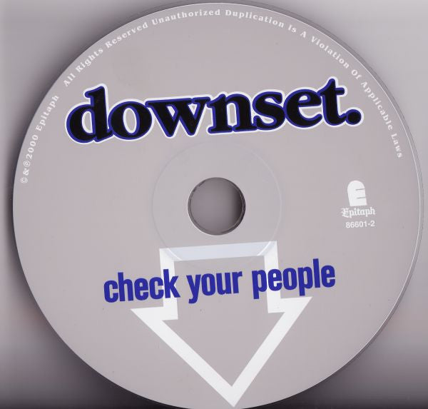 Downset. : Check Your People (Album)