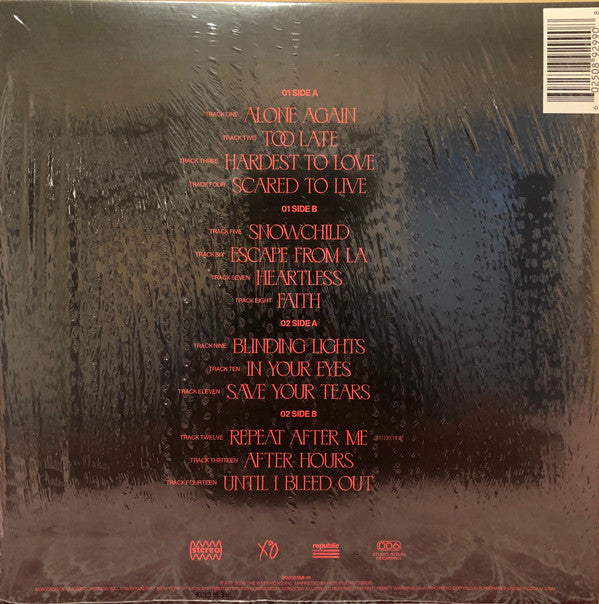 Weeknd, The : After Hours (LP,Album,Limited Edition)