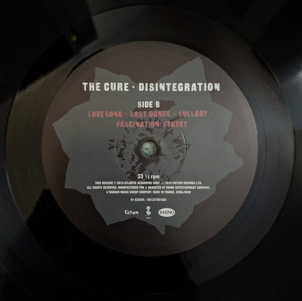 Cure, The : Disintegration  (LP,Album,Reissue,Remastered,Repress)