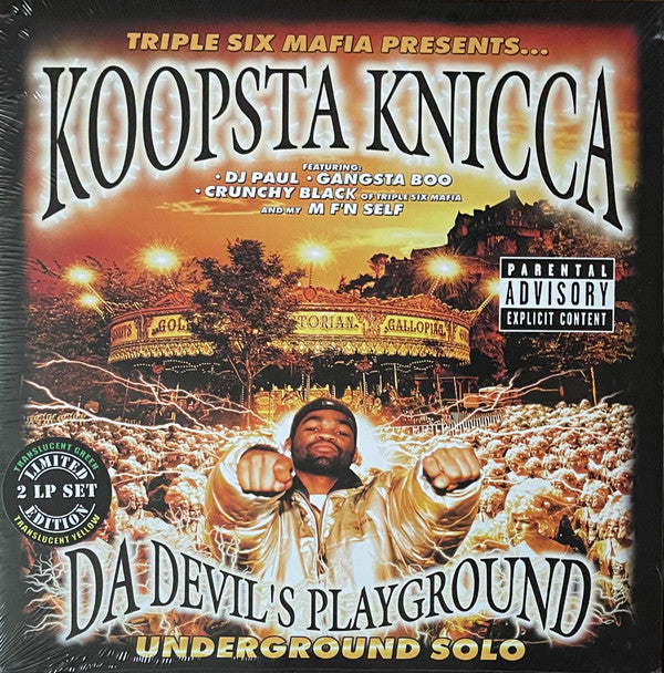 Three 6 Mafia Presents… Koopsta Knicca : Da Devil's Playground: Underground Solo (LP,Album,Limited Edition,Reissue)