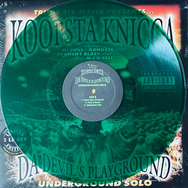 Three 6 Mafia Presents… Koopsta Knicca : Da Devil's Playground: Underground Solo (LP,Album,Limited Edition,Reissue)