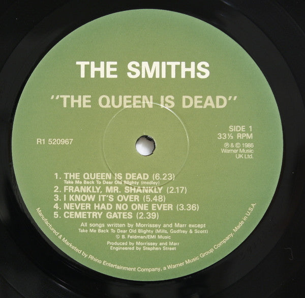 Smiths, The : The Queen Is Dead (LP,Album,Reissue,Remastered)