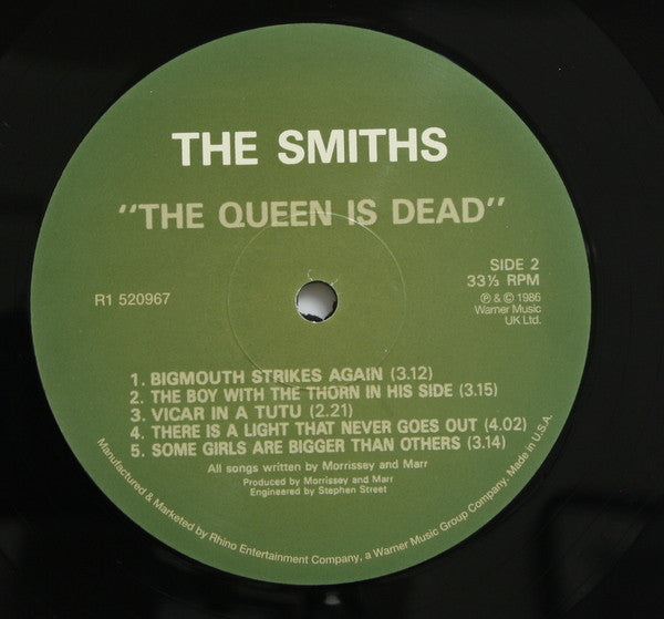 Smiths, The : The Queen Is Dead (LP,Album,Reissue,Remastered)