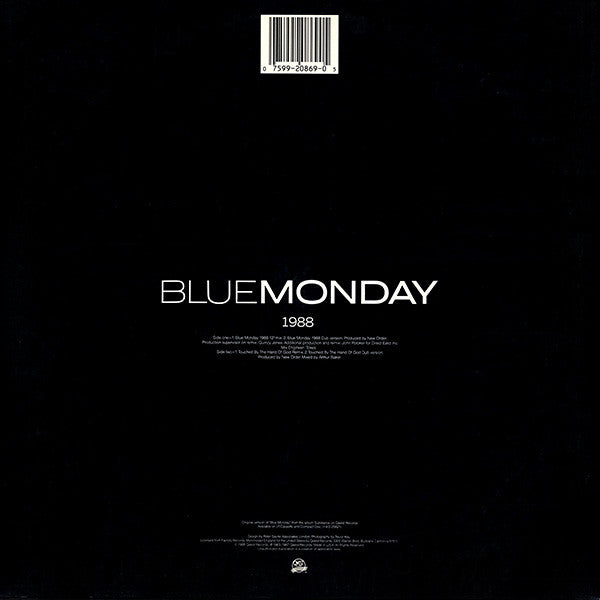 New Order : Blue Monday 1988 (12",33 ⅓ RPM,Maxi-Single)