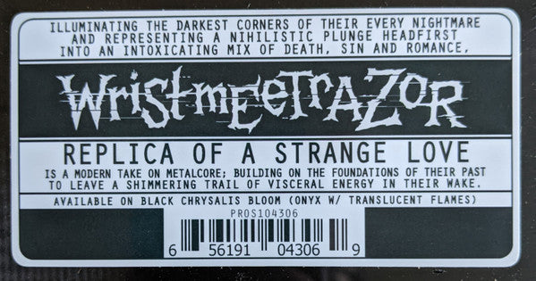 Wristmeetrazor : Replica Of A Strange Love (LP,Album,Limited Edition)