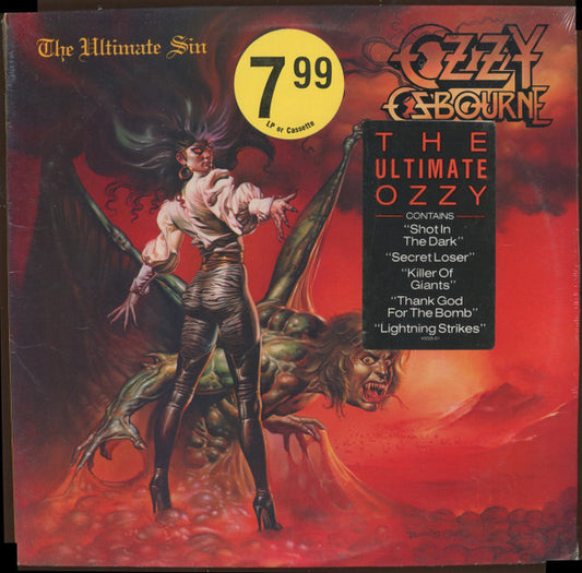 Ozzy Osbourne : The Ultimate Sin (LP,Album)