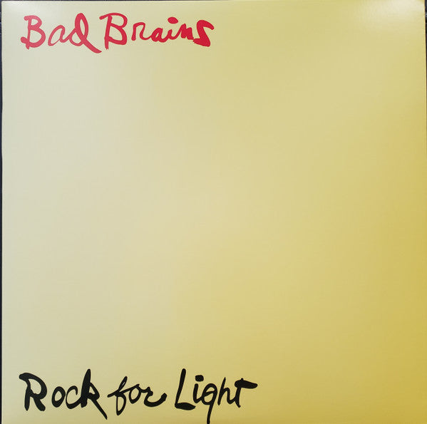 Bad Brains : Rock For Light (LP,Album,Reissue,Remastered)