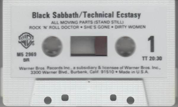 Black Sabbath : Technical Ecstasy (Album,Reissue)