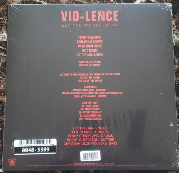 Vio-Lence : Let The World Burn (12",EP,Limited Edition)