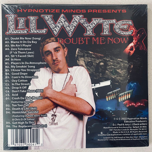 Lil' Wyte : Doubt Me Now (LP,Album,Limited Edition,Remastered)