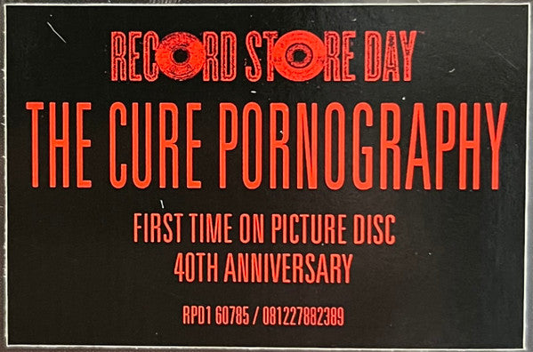 Cure, The : Pornography (LP,Album,Limited Edition,Picture Disc,Reissue,Stereo)