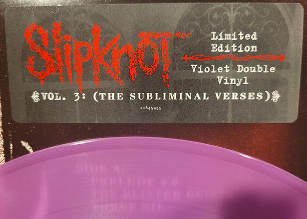 Slipknot : Vol. 3: (The Subliminal Verses) (LP,Album,Limited Edition,Reissue)