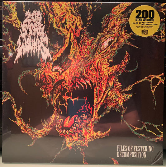 200 Stab Wounds : Piles Of Festering Decomposition (12",45 RPM,EP,Limited Edition,Repress)