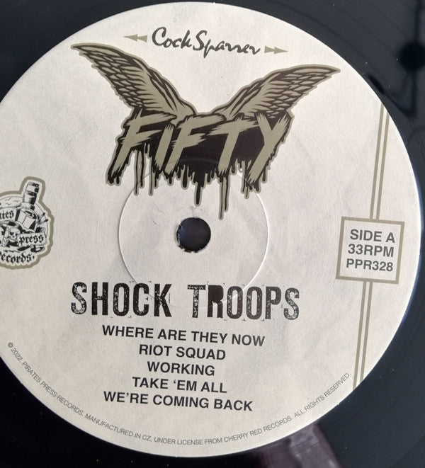 Cock Sparrer : Shock Troops (LP,Album,Limited Edition,Reissue,Remastered)