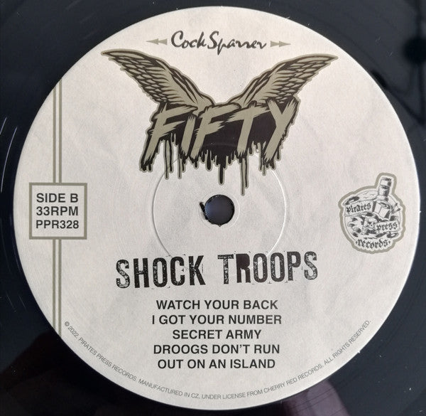 Cock Sparrer : Shock Troops (LP,Album,Limited Edition,Reissue,Remastered)