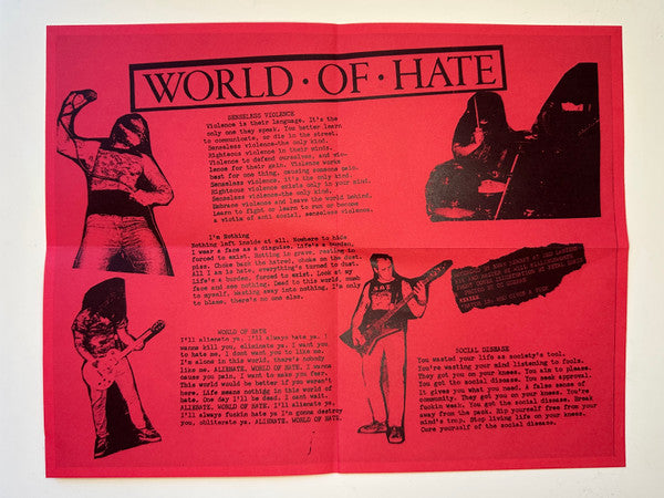 Alienator (3) : World Of Hate (7",45 RPM)