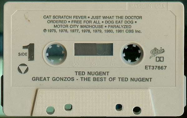 Ted Nugent : Great Gonzos! - The Best Of Ted Nugent (Album,Stereo)