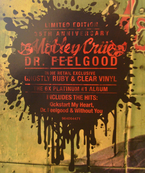 Mötley Crüe : Dr. Feelgood (LP,Album,Limited Edition,Reissue)